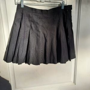 Black tennis skirt